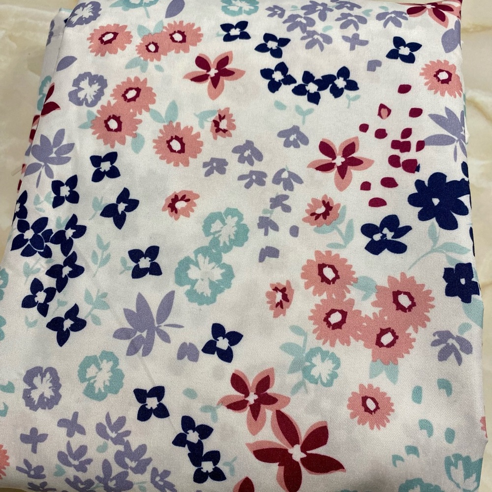 Floral Shower Curtain and Rug